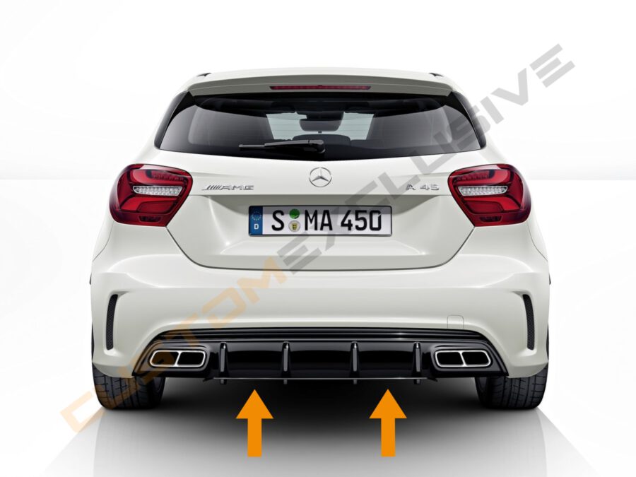 Mercedes A Klasse W Facelift A Amg Diffuser Custom Exclusive