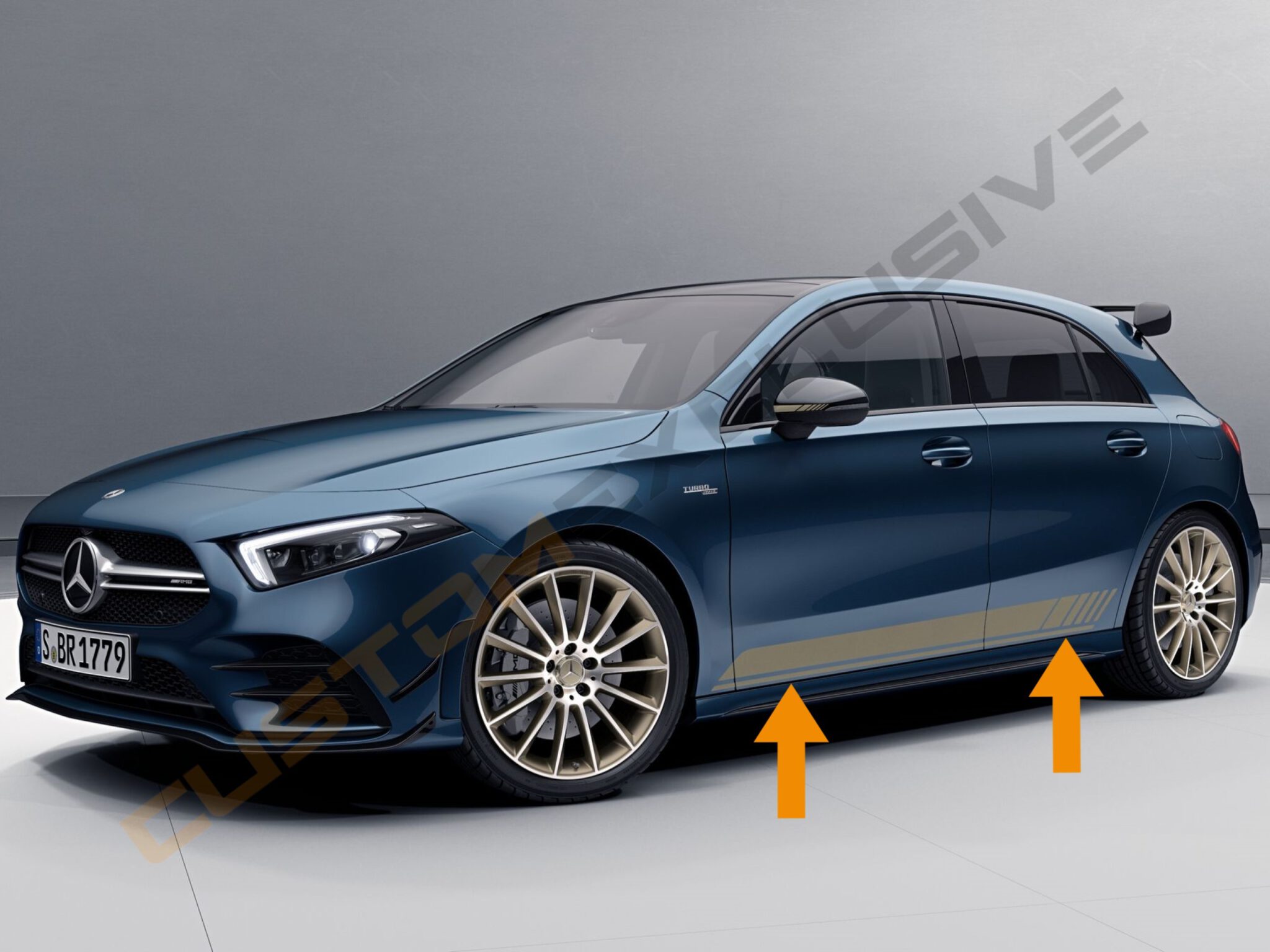 Mercedes A-Klasse W177 A35 AMG Edition1 stickerset – Custom Exclusive